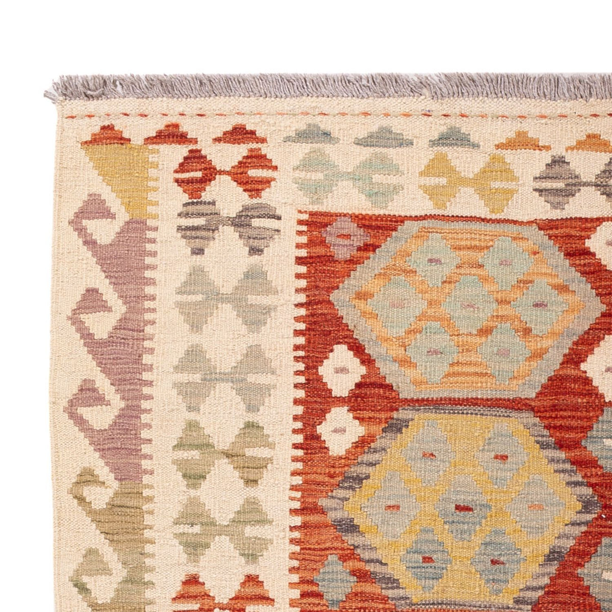 Alfombra Kelim - Splash - 184 x 120 cm - multicolor