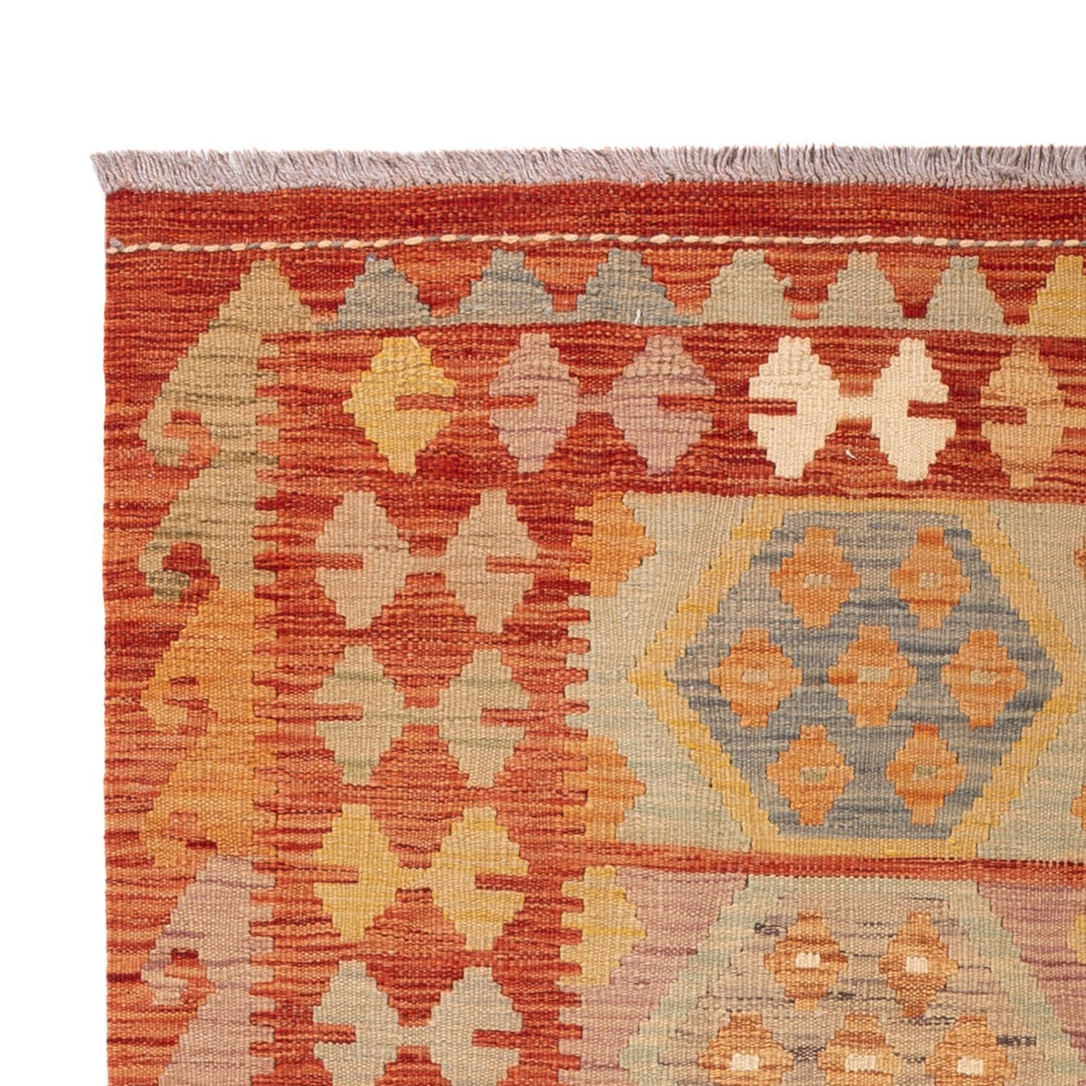 Alfombra Kelim - Splash - 194 x 117 cm - multicolor