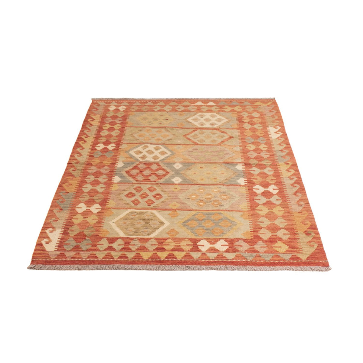 Alfombra Kelim - Splash - 194 x 117 cm - multicolor