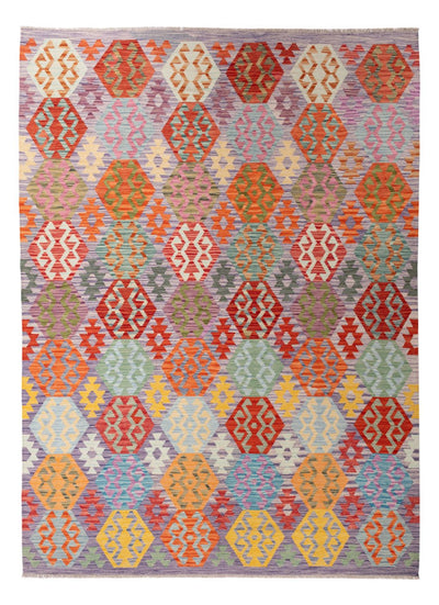Kilim Maimana Alfombra 214x290cm - Alfombra de lana