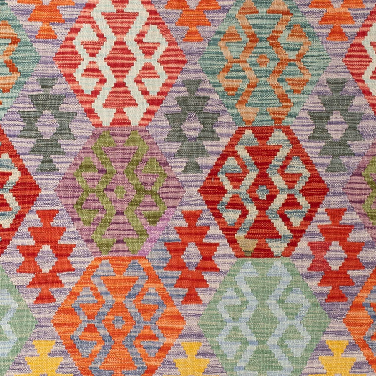 Alfombra Kelim - Splash - 290 x 214 cm - multicolor