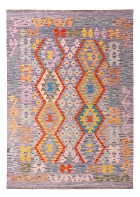 Alfombra Kelim - Splash - 187 x 134 cm - multicolor