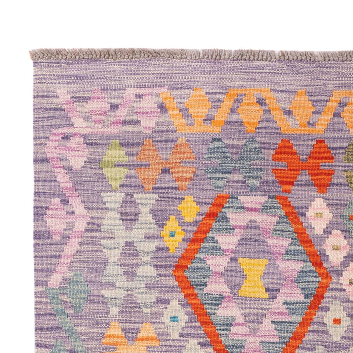 Alfombra Kelim - Splash - 187 x 134 cm - multicolor