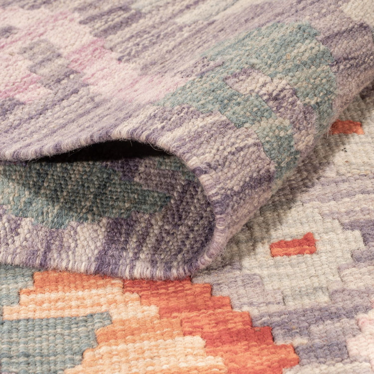 Alfombra Kelim - Splash - 187 x 134 cm - multicolor