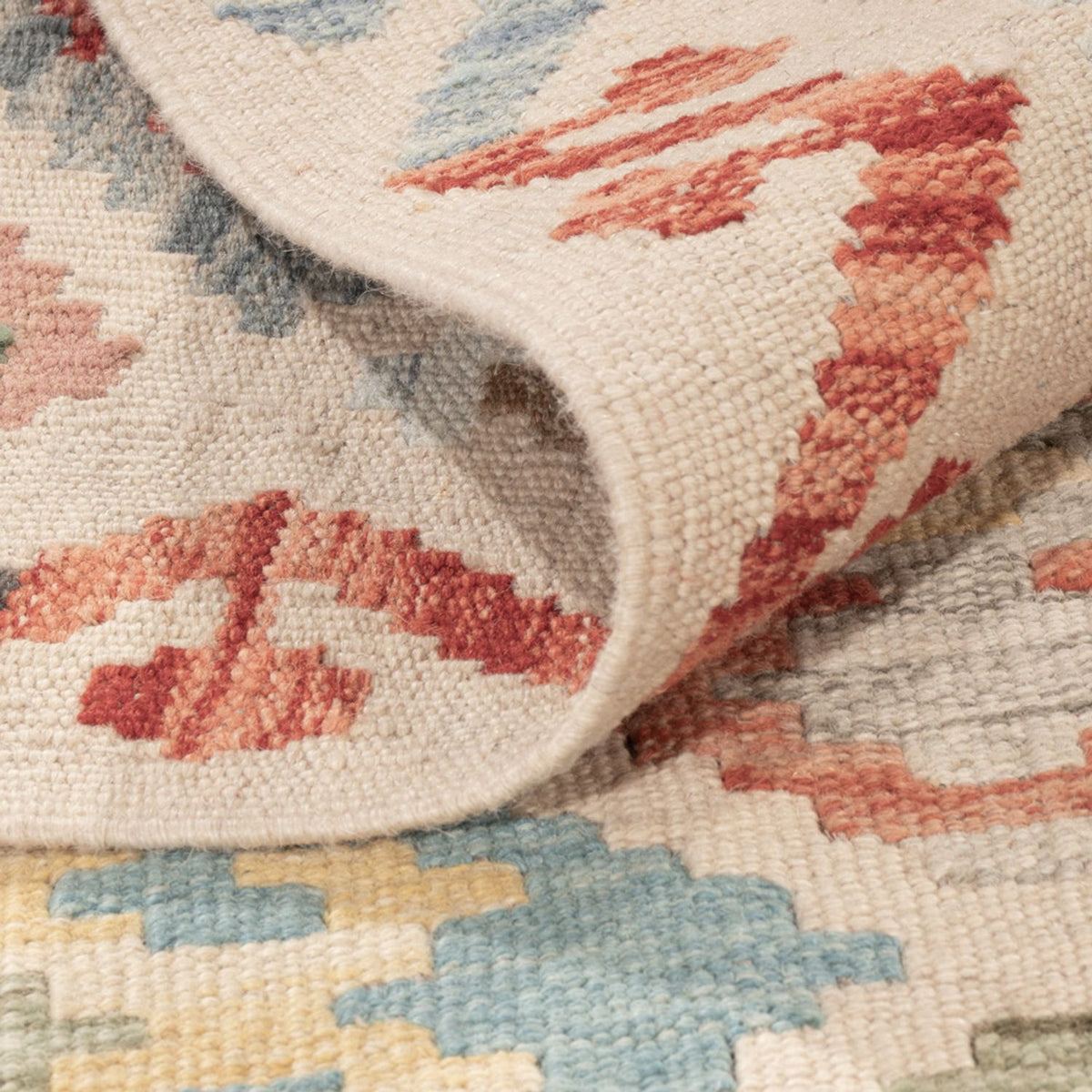 Alfombra Kelim - Splash - 171 x 129 cm - multicolor