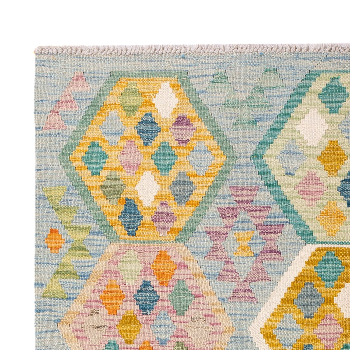 Alfombra Kelim - Splash - 177 x 124 cm - multicolor