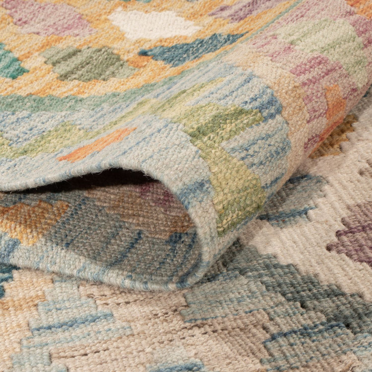 Alfombra Kelim - Splash - 177 x 124 cm - multicolor