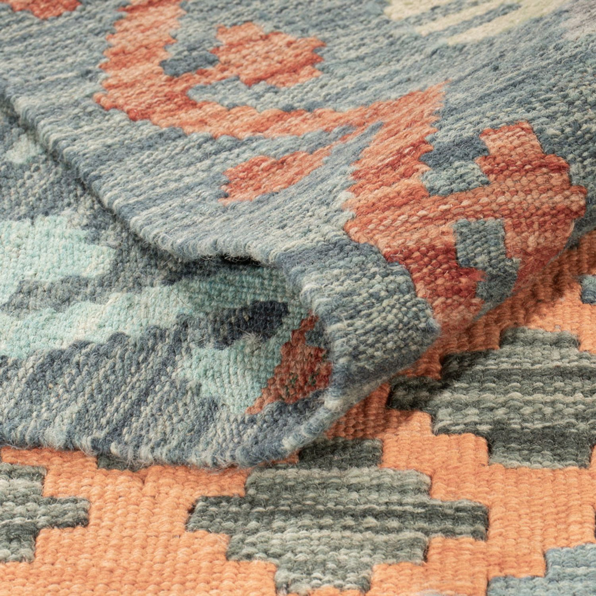 Alfombra Kelim - Splash - 187 x 129 cm - multicolor