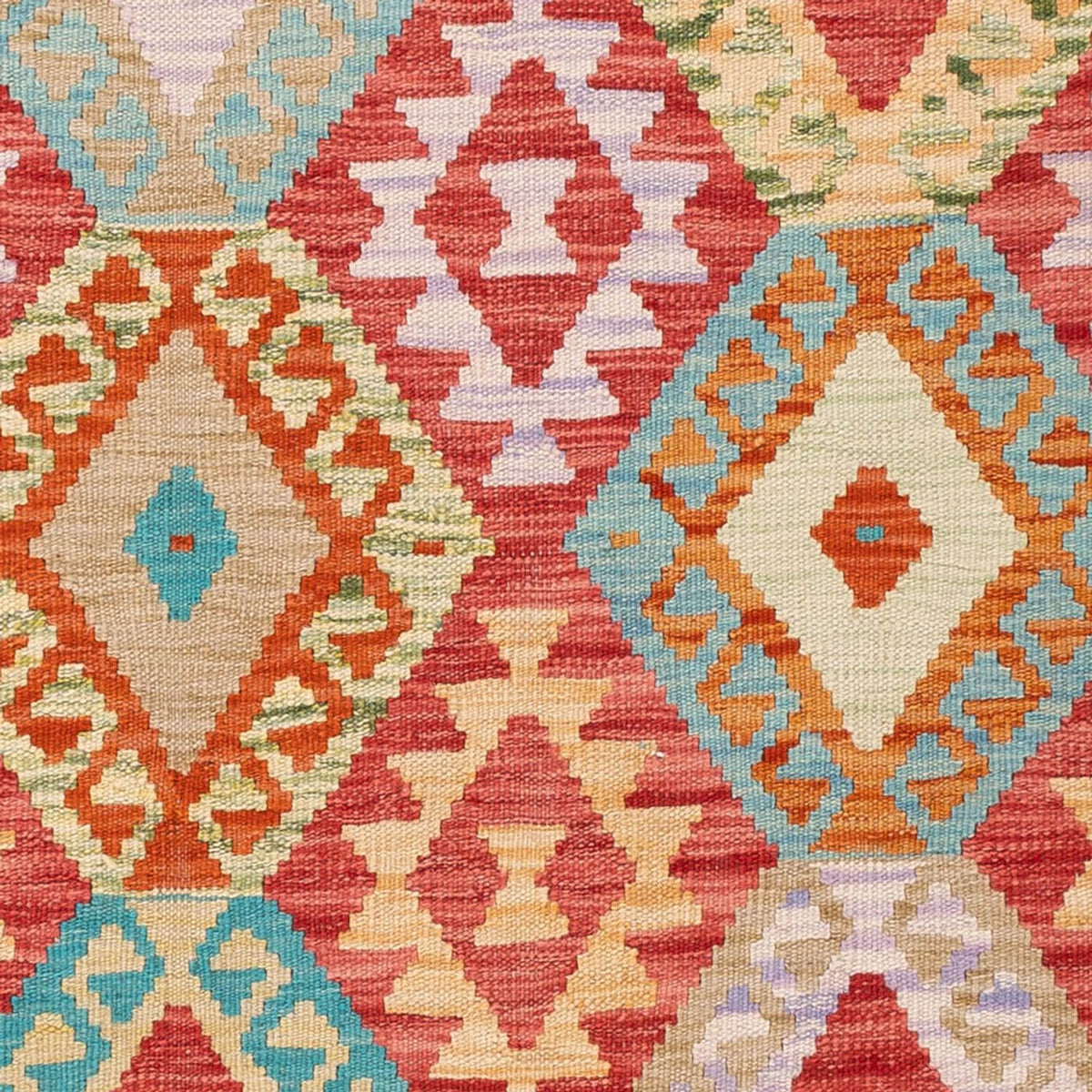 Alfombra Kelim - Splash - 186 x 132 cm - multicolor