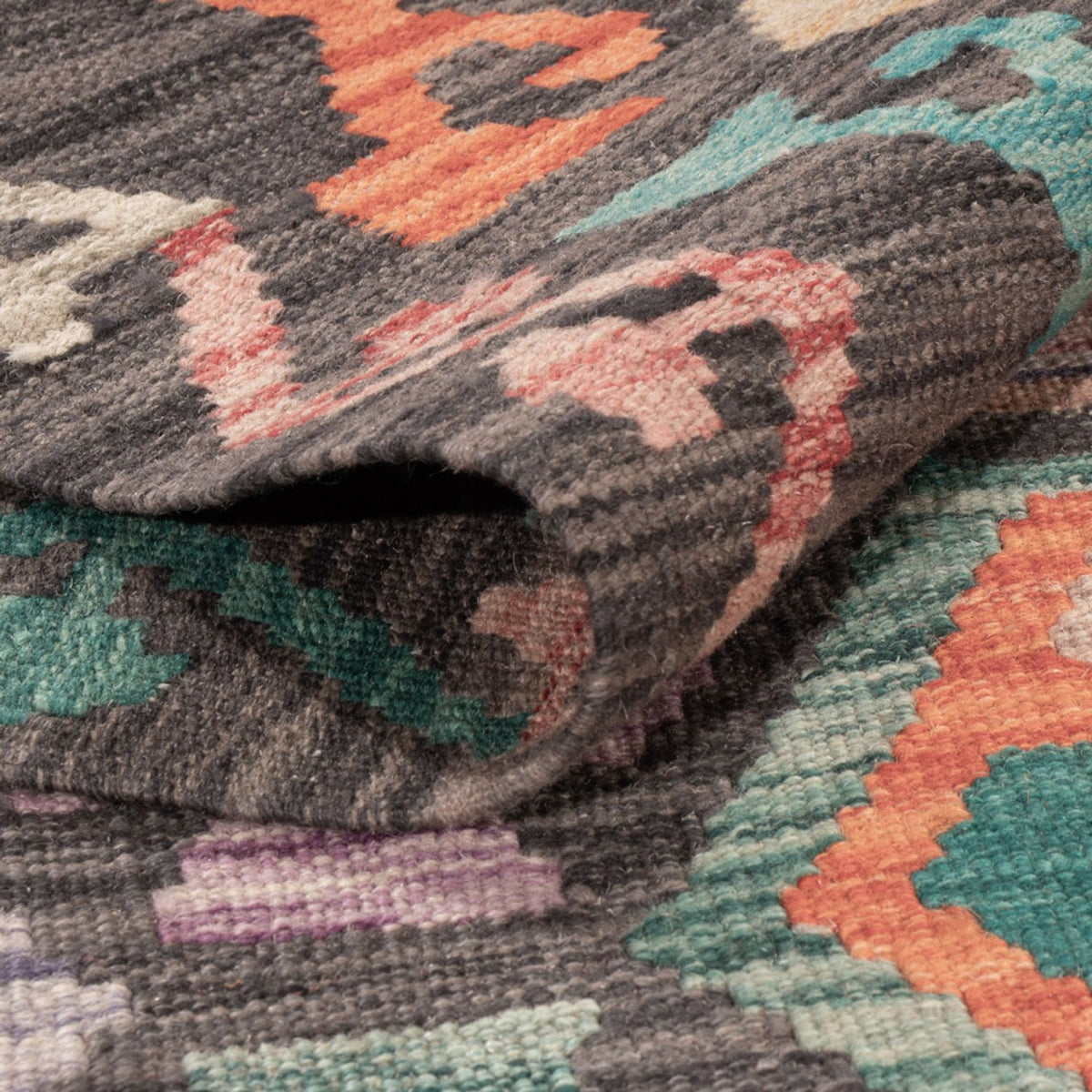 Alfombra Kelim - Splash - 180 x 127 cm - multicolor