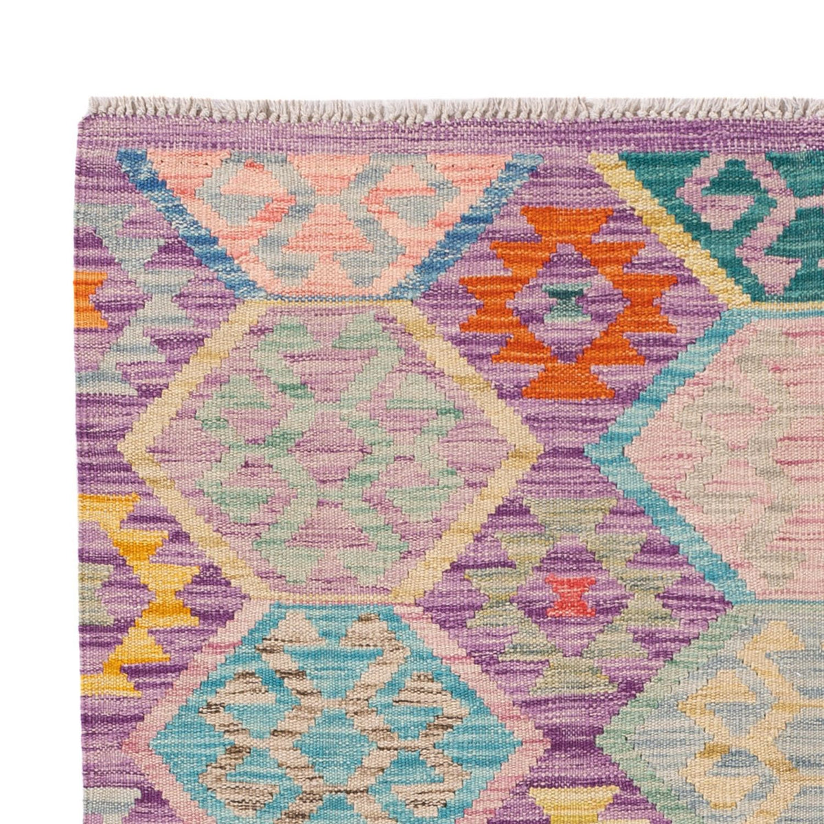 Alfombra Kelim - Splash - 173 x 124 cm - multicolor