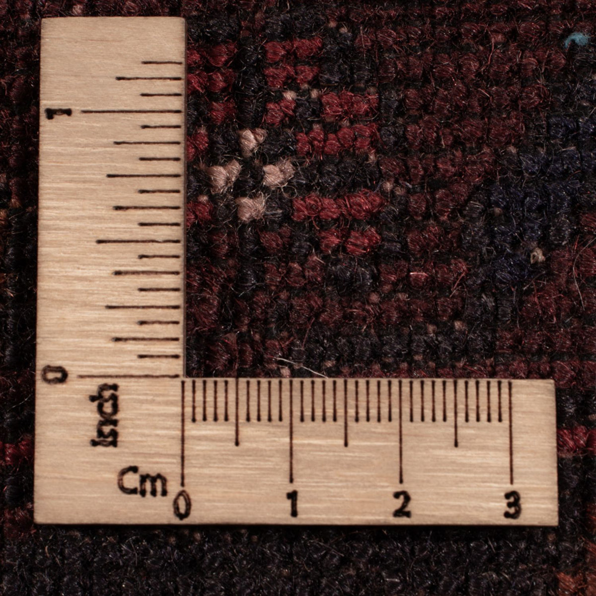 Alfombra Belutsch - 207 x 127 cm - rojo oscuro