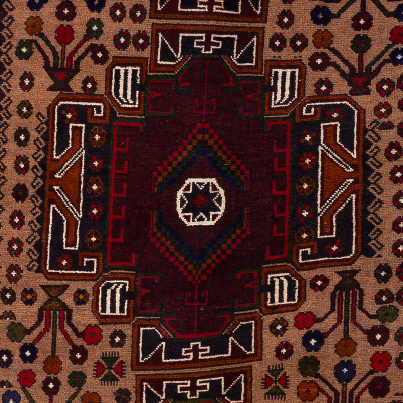 Alfombra de pasillo Alfombra Belutsch - 209 x 107 cm - óxido