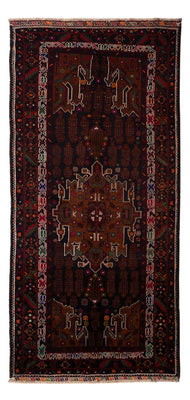 Alfombra de pasillo Alfombra Belutsch - 222 x 103 cm - rojo oscuro
