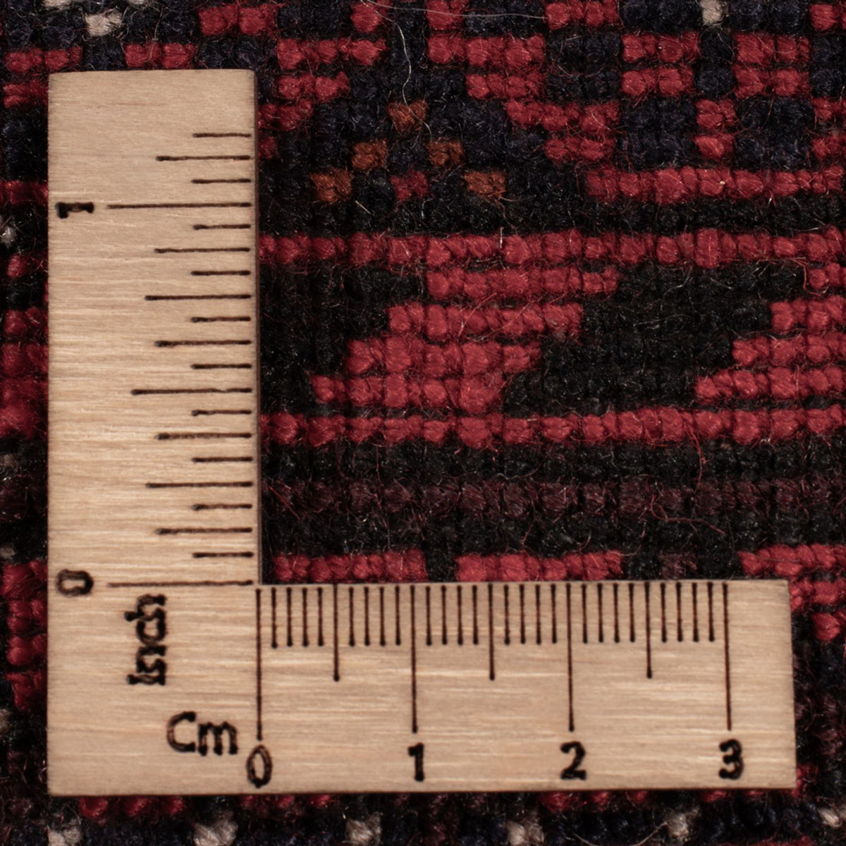 Alfombra Belutsch - 180 x 107 cm - rojo oscuro