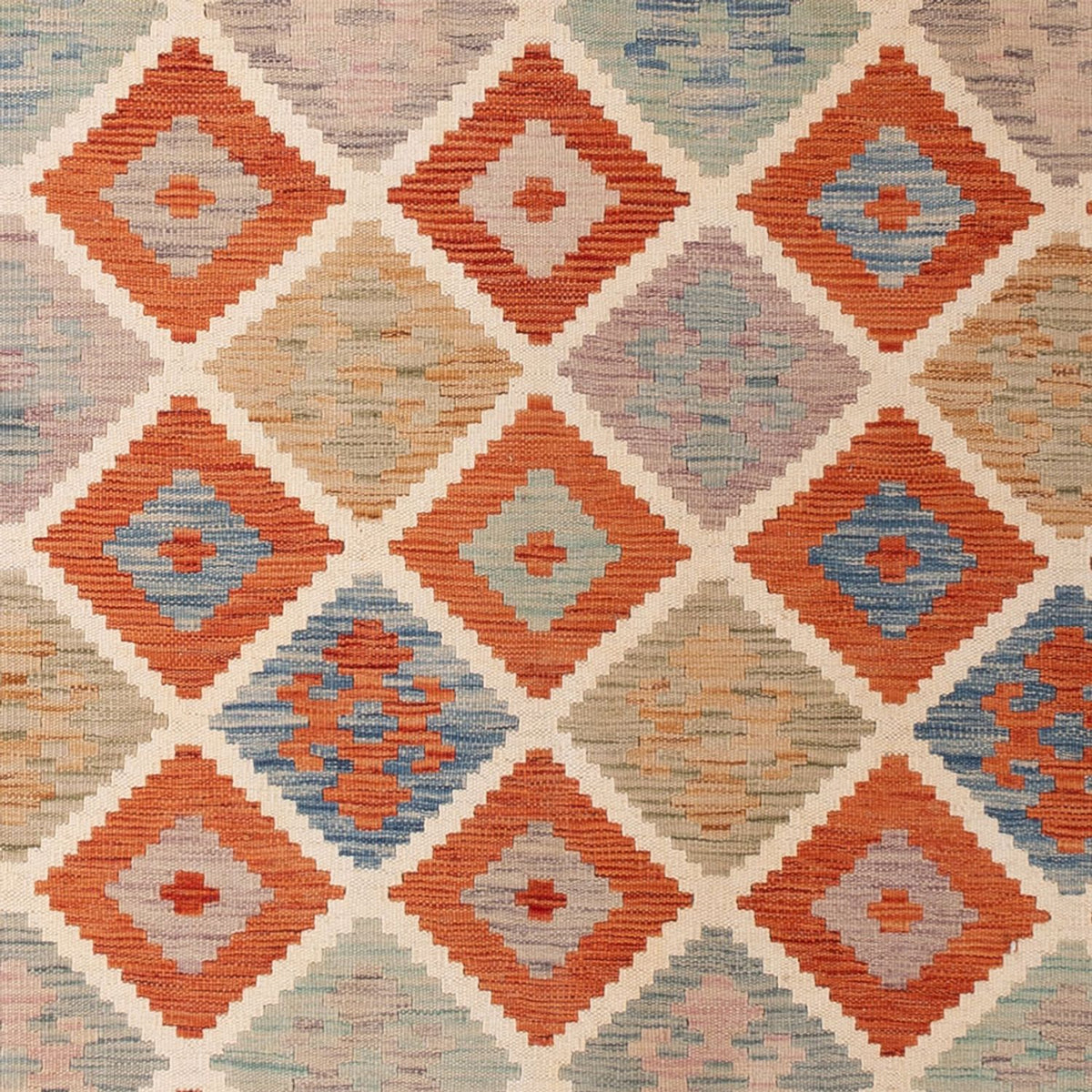 Alfombra Kelim - Splash - 300 x 200 cm - multicolor