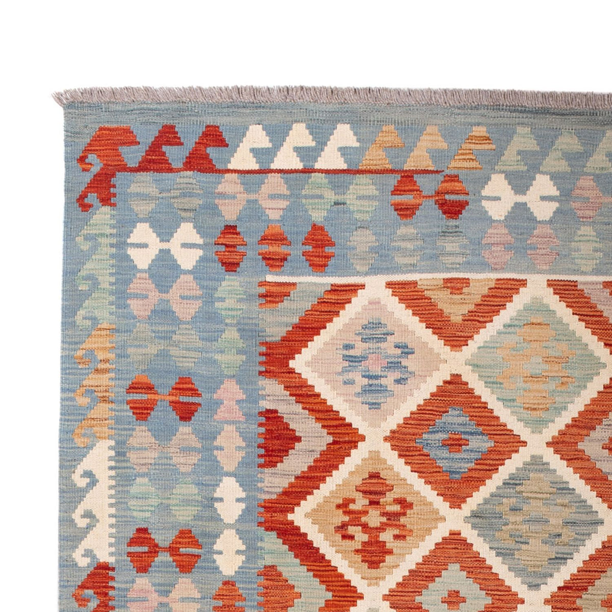 Alfombra Kelim - Splash - 300 x 200 cm - multicolor