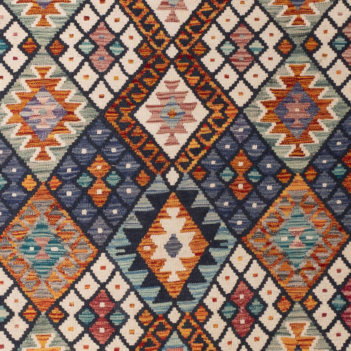 Alfombra Kelim - Splash - 290 x 206 cm - multicolor