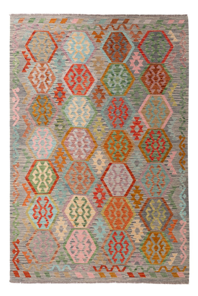 Kilim Maimana Alfombra 202x294cm - Alfombra de lana