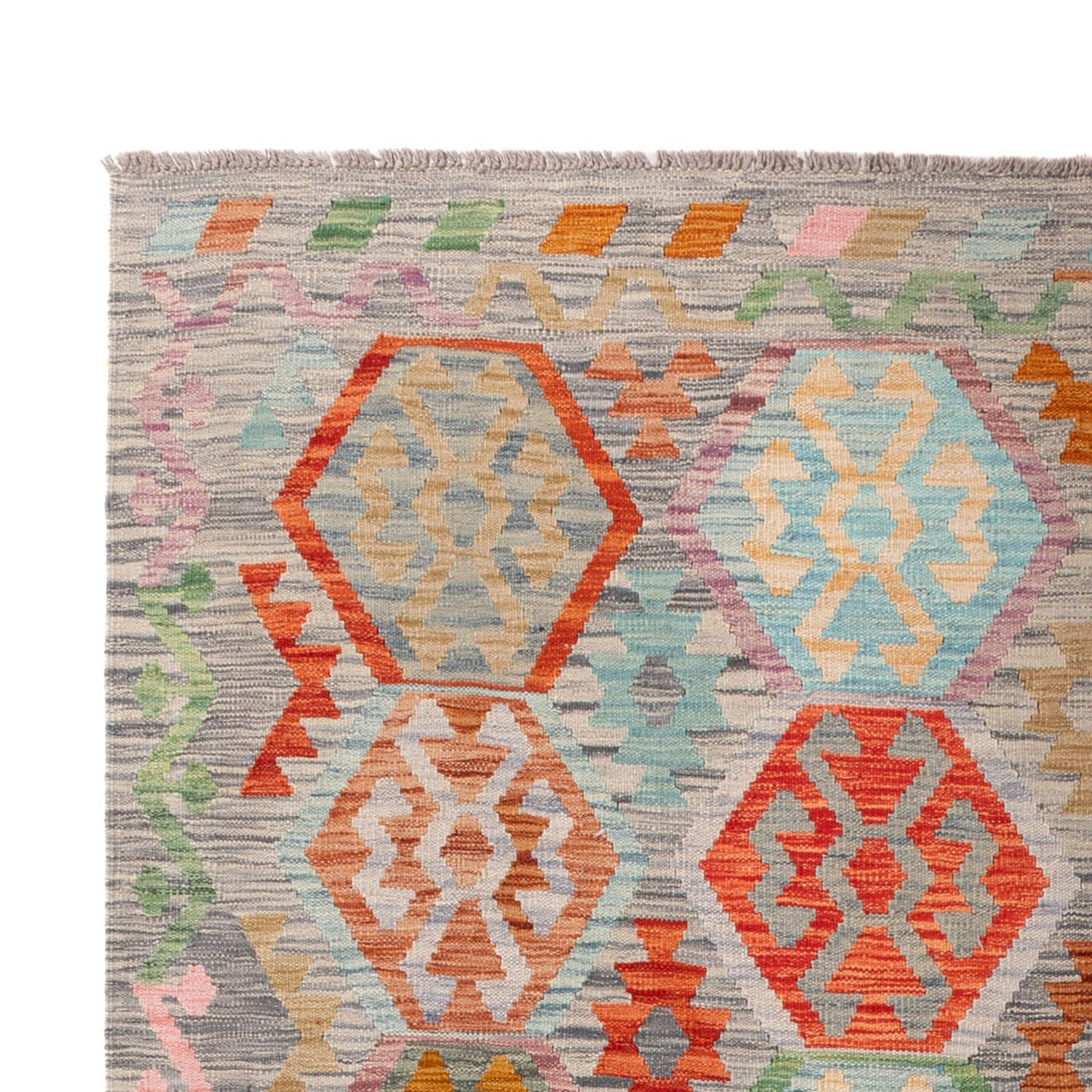 Kilim Maimana Alfombra 294x202cm - Alfombra de lana