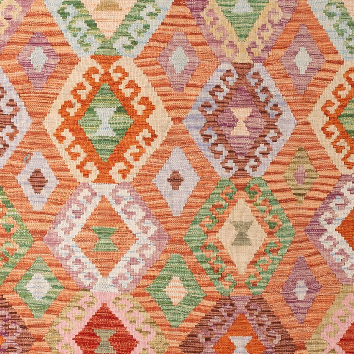 Alfombra Kelim - Splash - 304 x 205 cm - multicolor