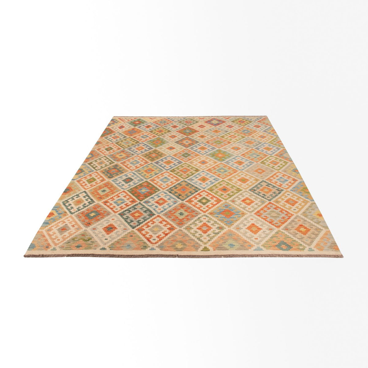 Alfombra Kelim - Splash - 299 x 206 cm - multicolor