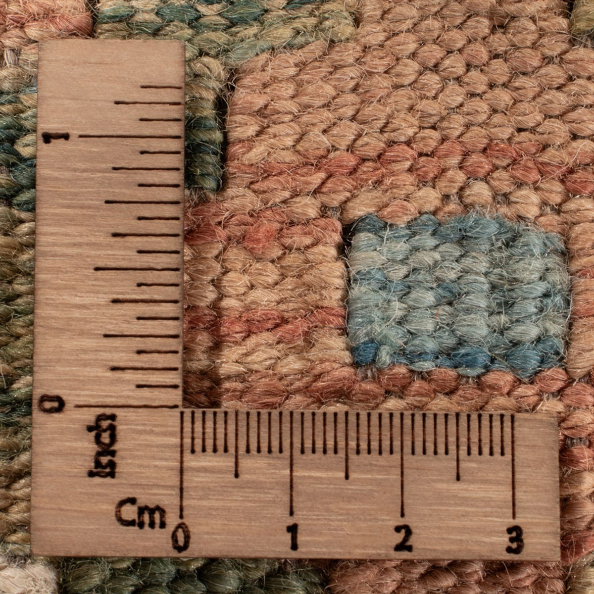 Alfombra Kelim - Splash - 299 x 206 cm - multicolor