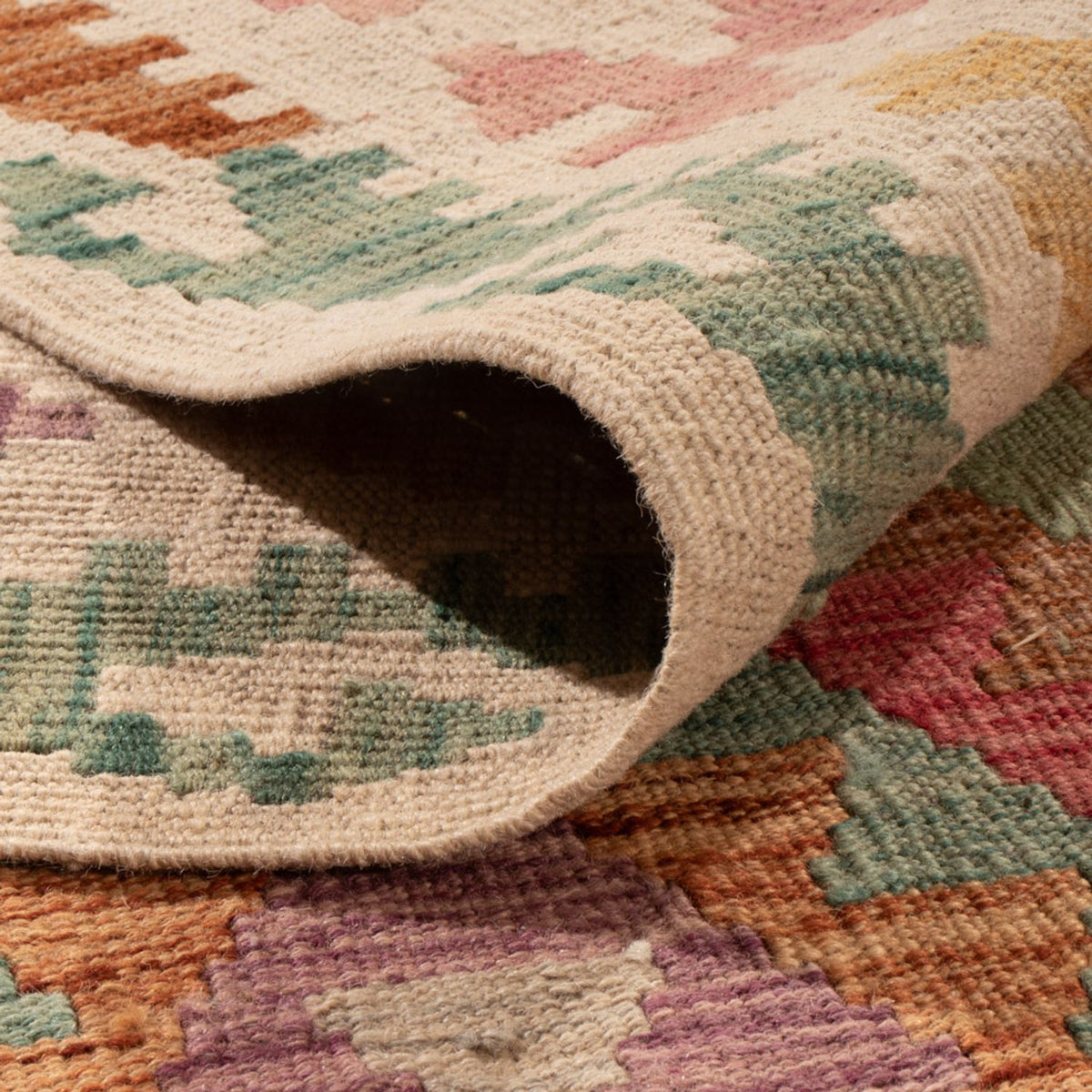 Alfombra Kelim - Splash - 300 x 201 cm - multicolor