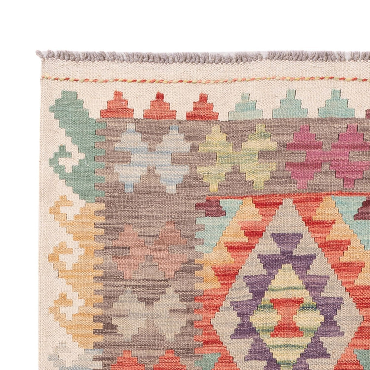 Alfombra Kelim - Splash - 173 x 119 cm - multicolor