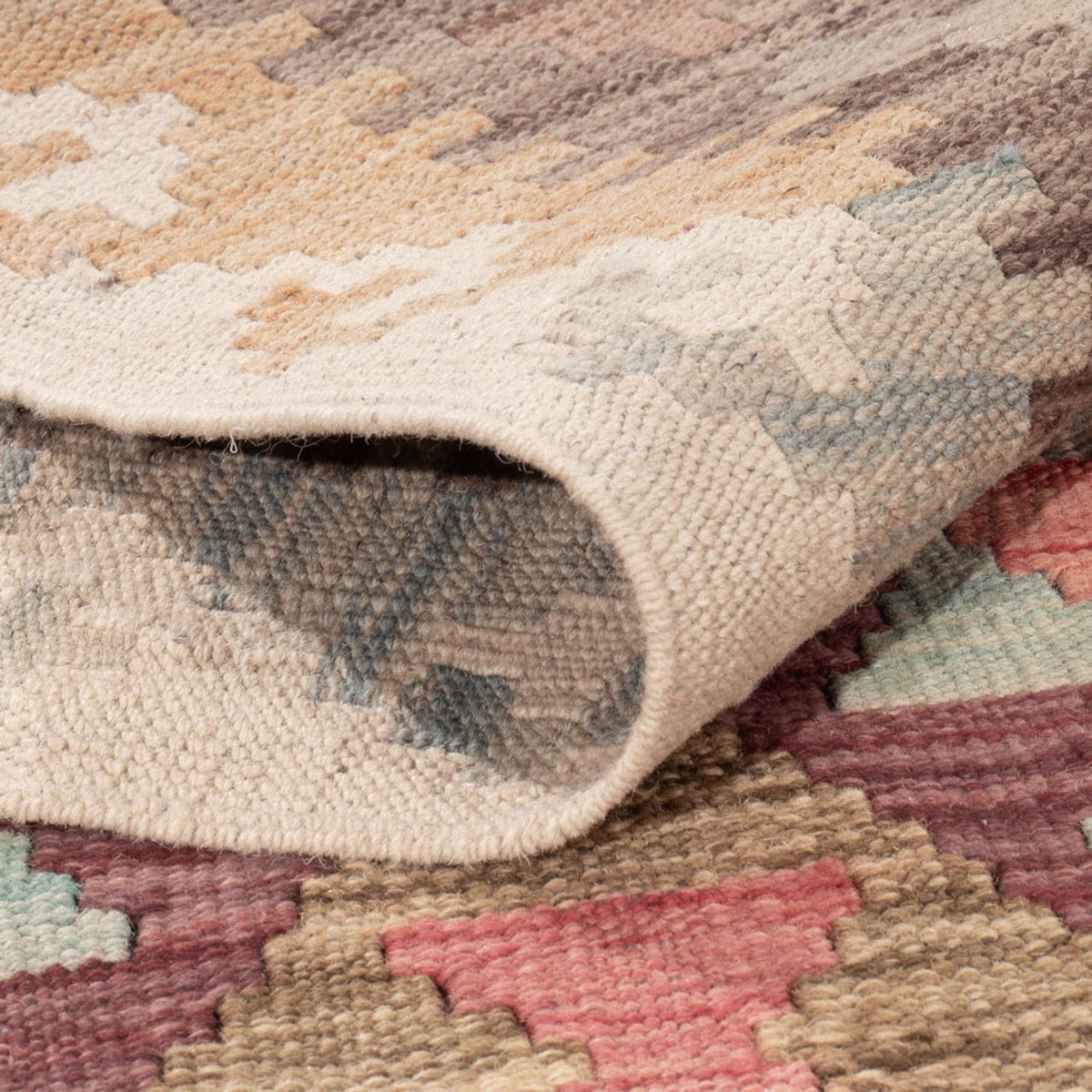 Alfombra Kelim - Splash - 173 x 119 cm - multicolor