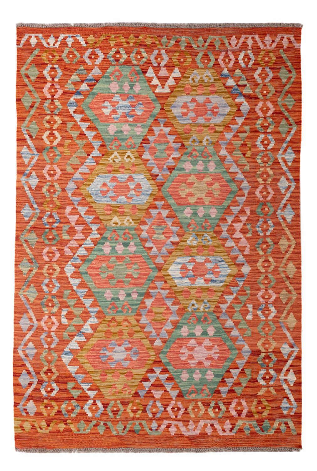 Alfombra Kelim - Splash - 177 x 118 cm - multicolor