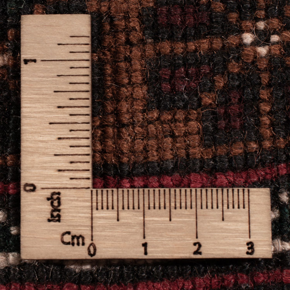 Alfombra Belutsch - 188 x 112 cm - rojo oscuro