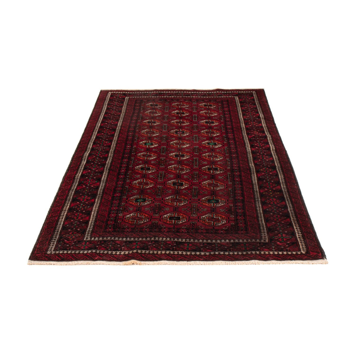 Alfombra Belutsch - 190 x 111 cm - rojo oscuro