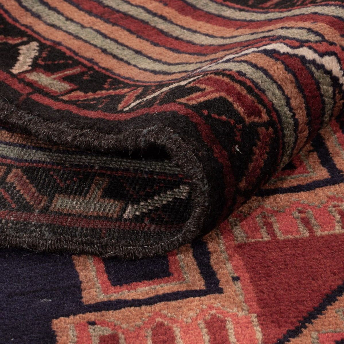 Alfombra Belutsch - 200 x 122 cm - rojo oscuro