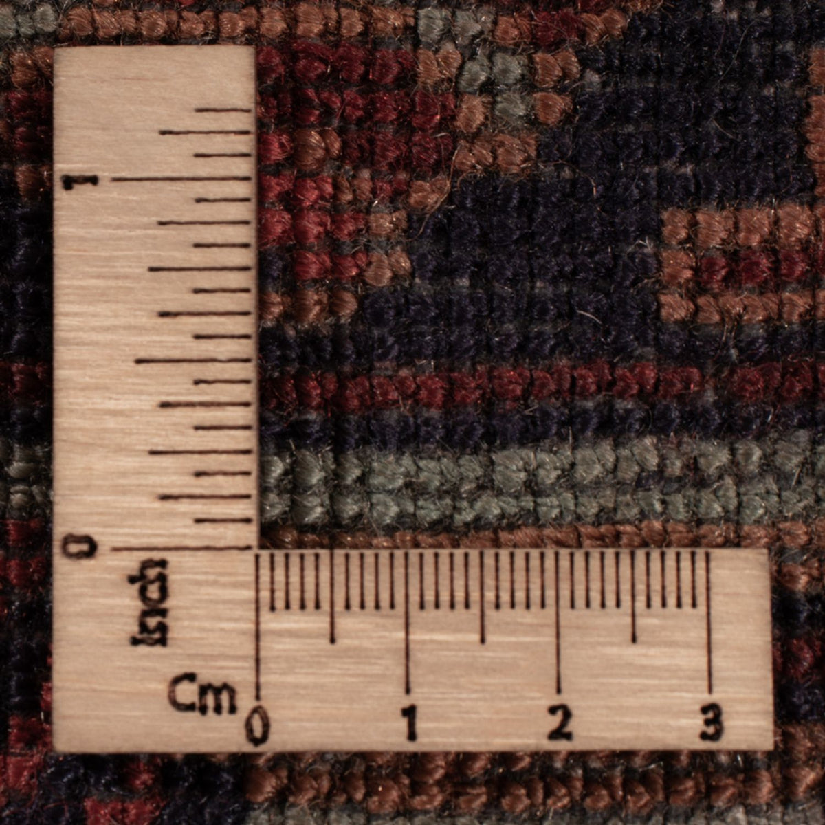 Alfombra Belutsch - 200 x 122 cm - rojo oscuro