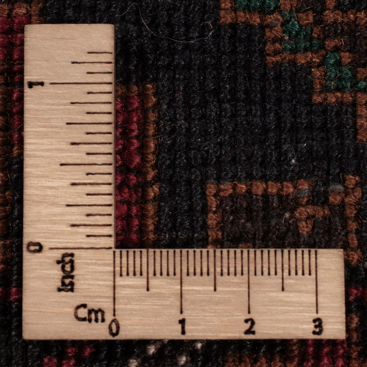 Alfombra Belutsch - 213 x 128 cm - rojo oscuro