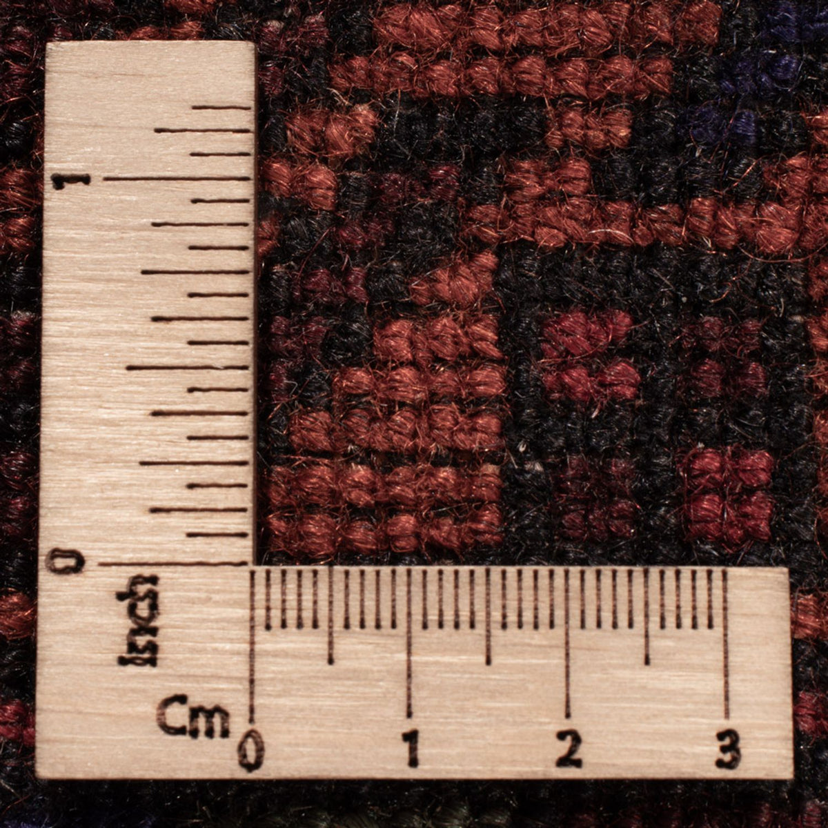 Alfombra Belutsch - 193 x 130 cm - rojo oscuro