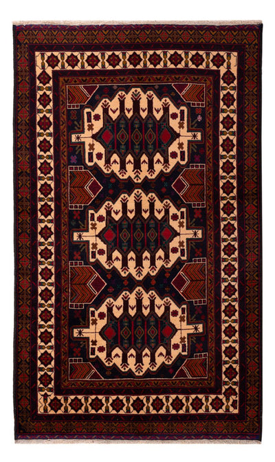 Alfombra Belutsch 115x190cm - Alfombra oriental - beige claro