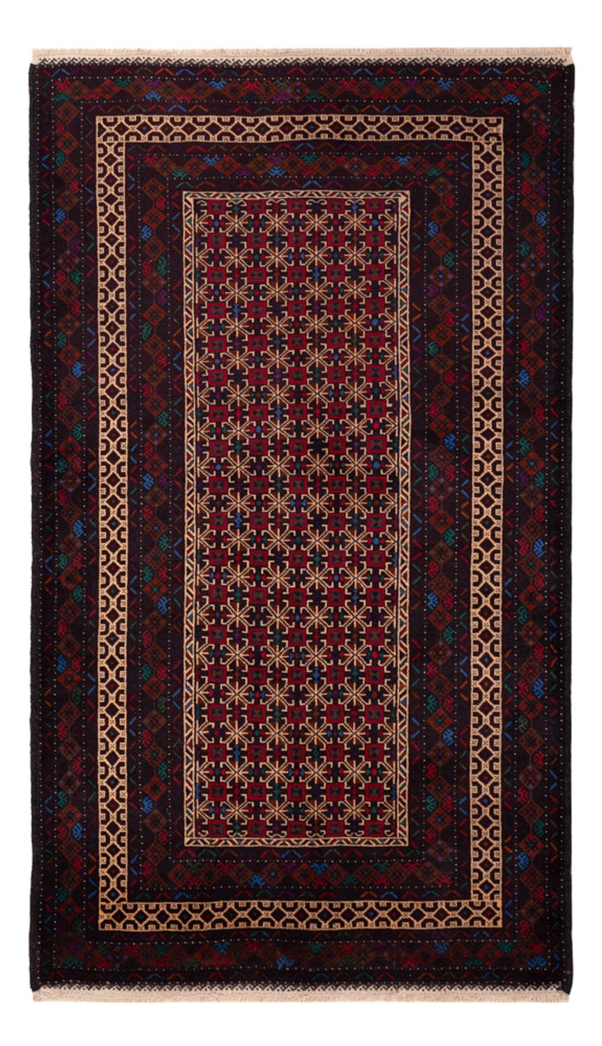 Alfombra de pasillo Alfombra Belutsch - 200 x 114 cm - rojo oscuro