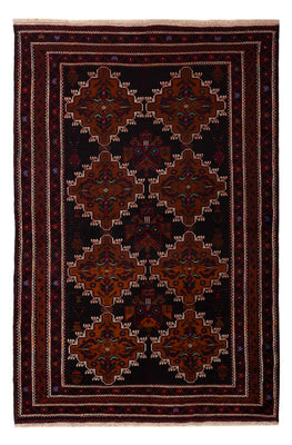 Alfombra Belutsch - 192 x 127 cm - rojo oscuro