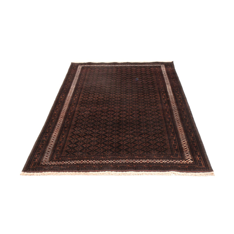 Alfombra de pasillo Alfombra Belutsch - 236 x 122 cm - marrón oscuro