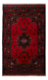 Alfombra Belutsch - 201 x 123 cm - rojo
