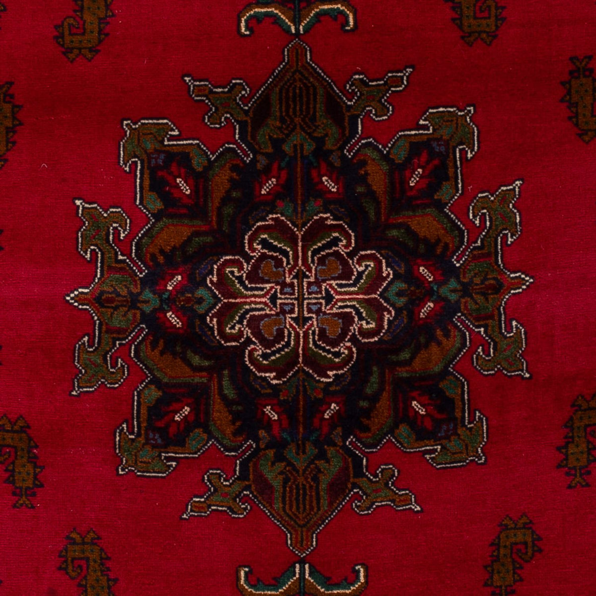 Alfombra Belutsch - 201 x 123 cm - rojo