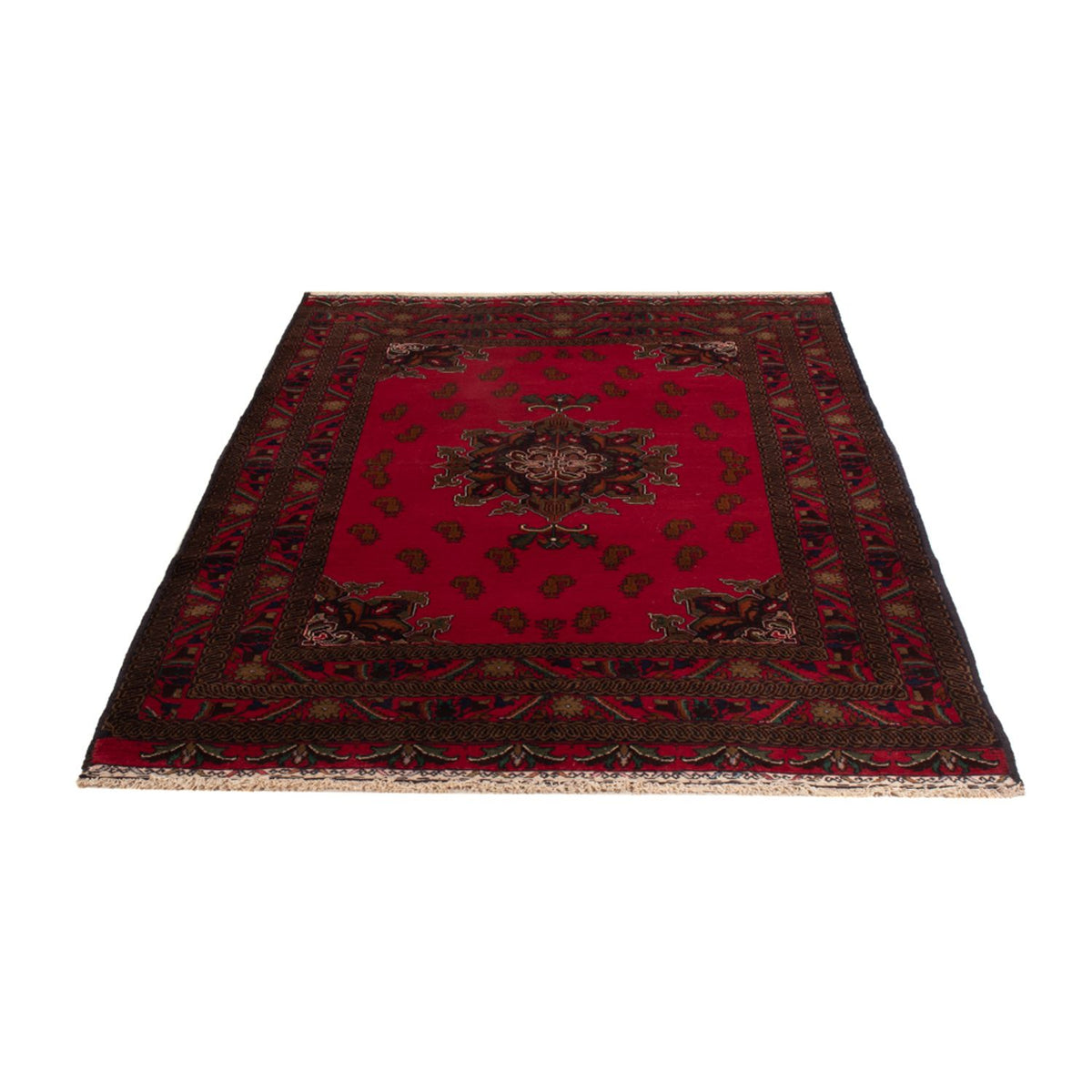 Alfombra Belutsch - 201 x 123 cm - rojo