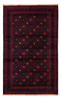 Alfombra Belutsch - 194 x 122 cm - rojo oscuro