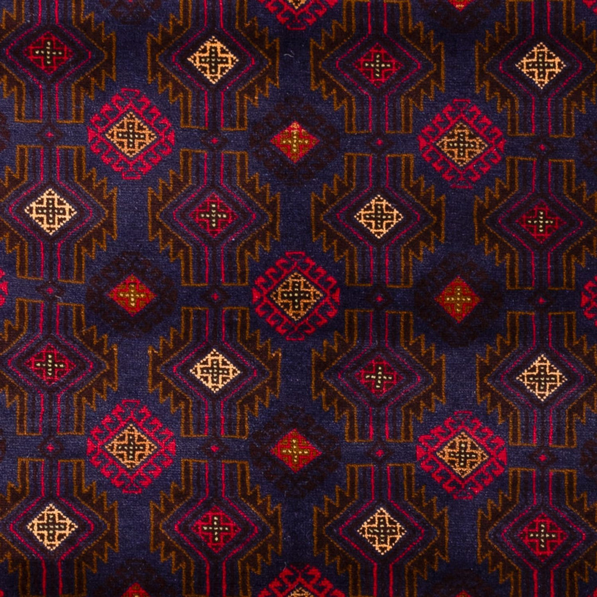 Alfombra Belutsch - 194 x 122 cm - rojo oscuro