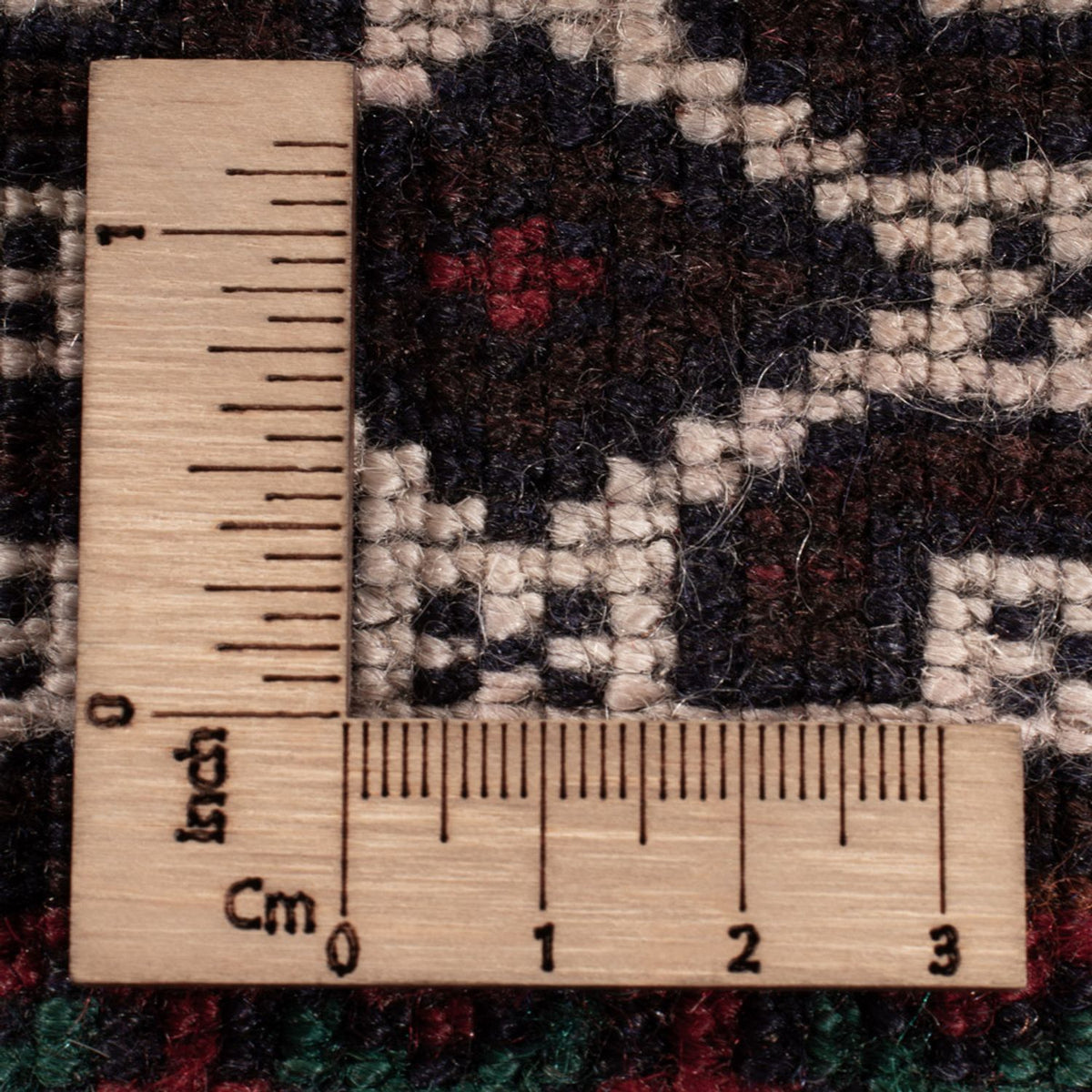 Alfombra Belutsch - 185 x 119 cm - rojo oscuro