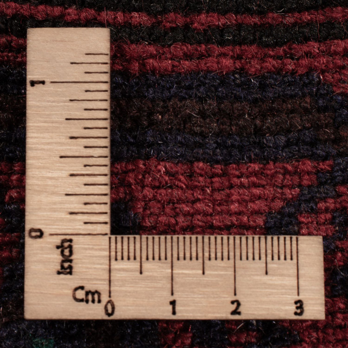 Alfombra de pasillo Alfombra Belutsch - 227 x 129 cm - rojo oscuro