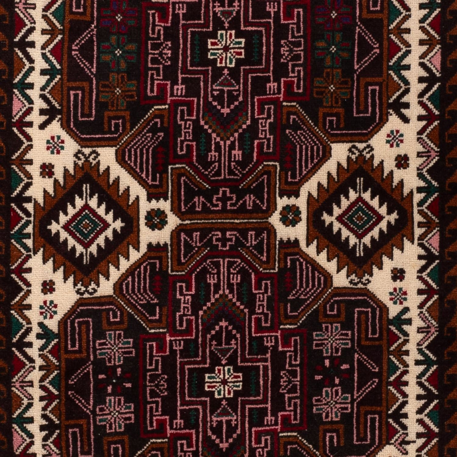 Belutsch Teppich - 199 x 115 cm - dunkelbeige