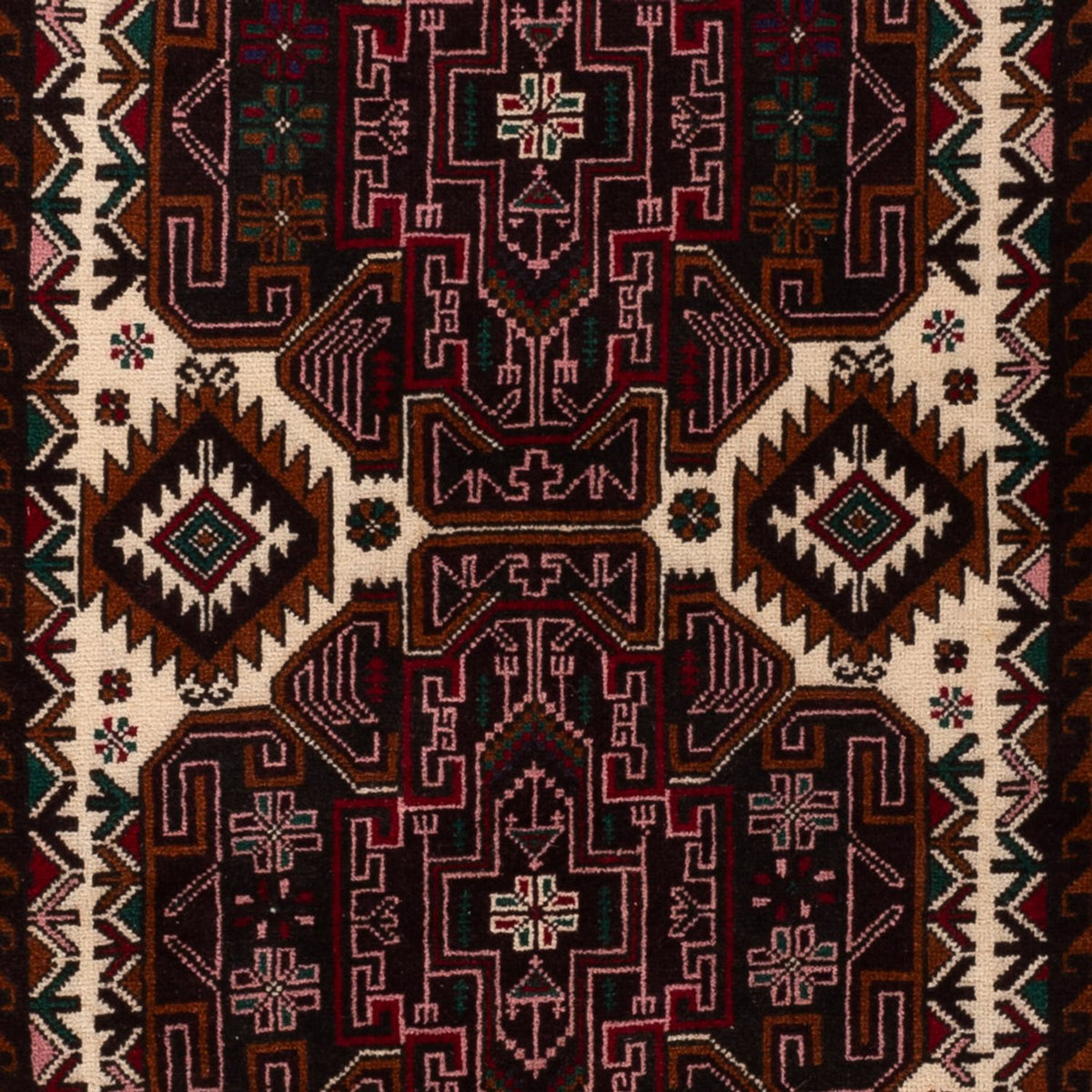Alfombra Belutsch - 199 x 115 cm - beige oscuro